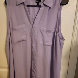 Torrid Light purple top size 2